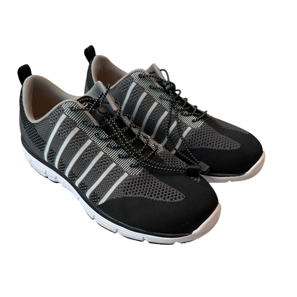 Apex Bolt Knit Black Gray Orthopedic Running Shoes Men's 13 Extra Wide